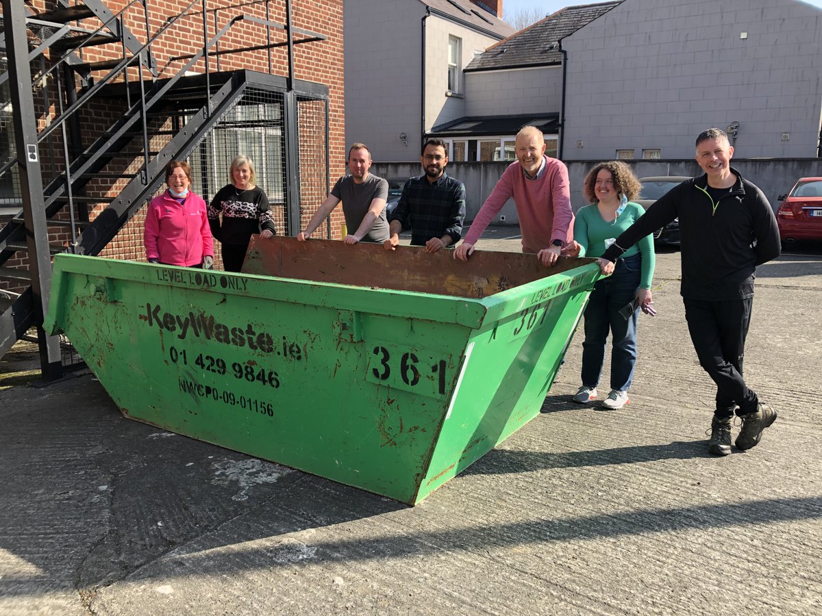 miseancara's tweet photo. Yesterday we finished packing up and said a final goodbye to our #Kilmainham office home after 12+ great years and many fond memories made along the way. It's the end of one chapter for @MiseanCara and the start of a new: Dame Street, here we come! #OfficeMove #CleanOutCrew https://t.co/y32flaKyNS