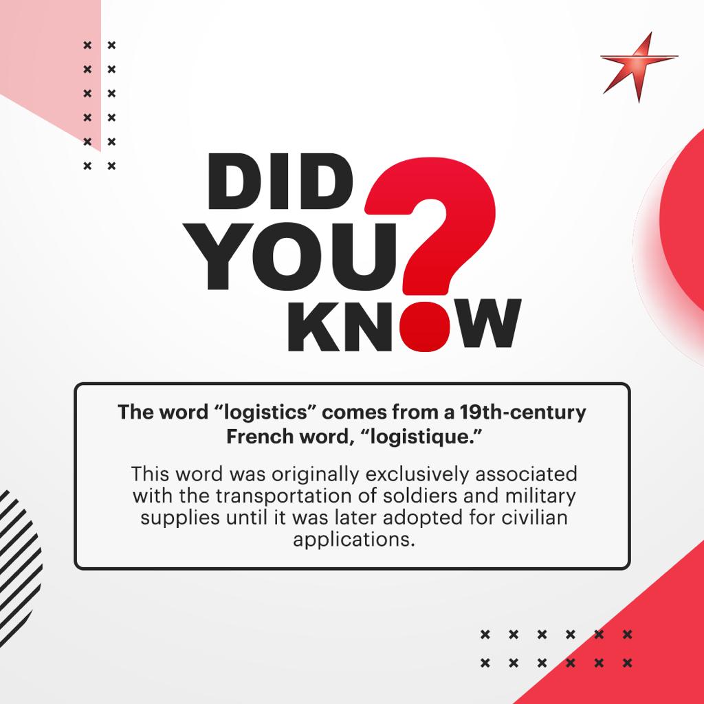 RedstarPlc's tweet photo. … and a major element of logistics that most will recognize is transport. Enjoy faster transportation of your goods at an affordable rate and many other shipping advantages with the Red Star solution.
#didyouknow #funfacts #thursdaytips #logisticstips #thursday #redstarexpress https://t.co/1OfA3KF3UP