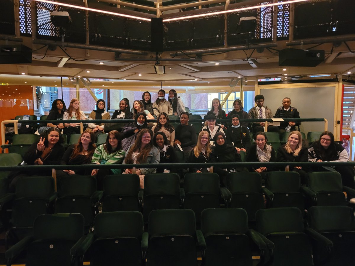 abblanchschool's tweet photo. Year 12 and 13 Literature students enjoying a production of Ibsen’s A Doll’s House at Manchester Royal Exchange Theatre yesterday - thoroughly enjoyed by all #theatre #tripsareback https://t.co/HHEq31JB9e