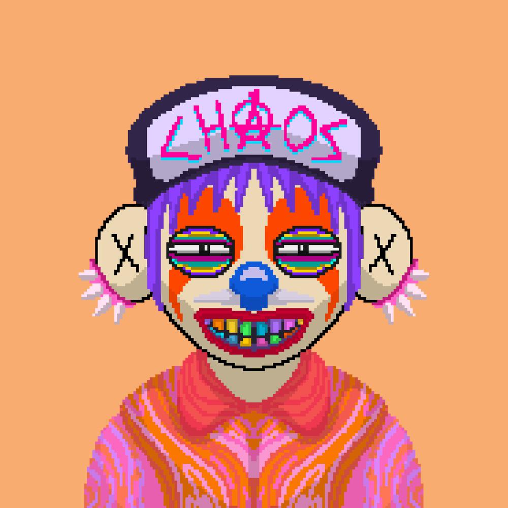 GM #CrazyClown Family, come and show us what you #CrazyClowns #NFTs look like, 

Remember if you are not yet a holder of a cool #Pixelart Clown you can mint for FREE at ccia.io