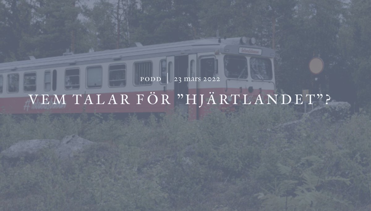 Finns det en konflikt mellan stad &amp; land i Sverige? Går det att prata om ett svenskt ”hjärtland”? Hur långt är politiker beredda att gå för att nå landsbygdsväljarna? Studio Anekdot m bl a Håkan Forsell <a href="/StadenPodcast/">Staden podcast</a> <a href="/Arbetsbok/">Håkan Forsell</a> &amp; Charlotta Seiler Brylla: anekdot.se/studioanekdota…