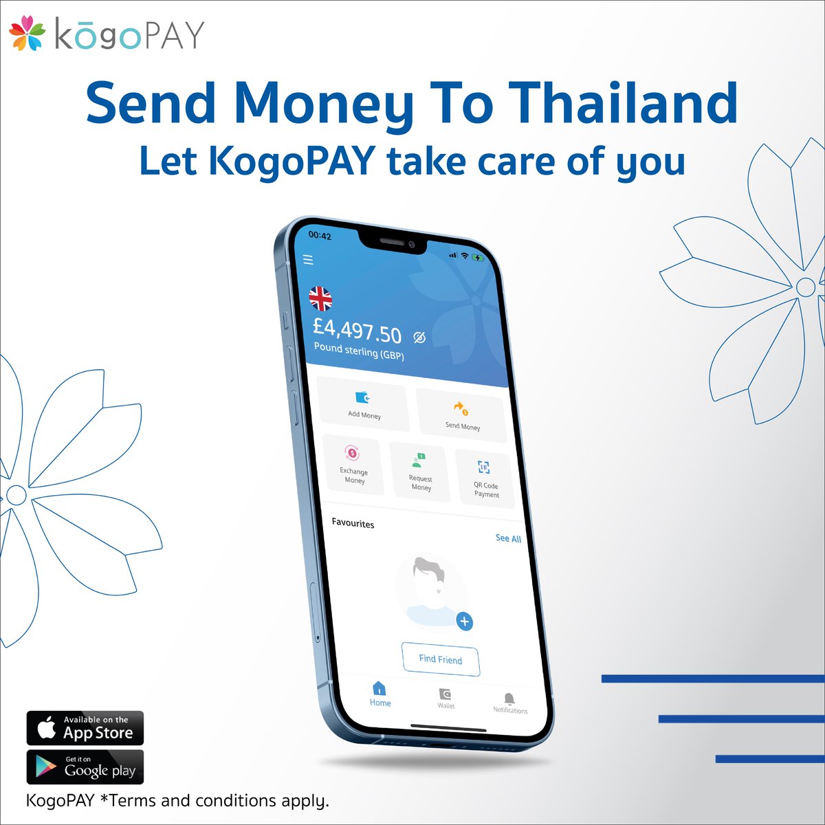 KogoPay's tweet photo. Send money to Thailand? Let KogoPAY handle it. 
Convenient. Fast. Secure. 
Transfers to Thailand made easy.

Convenient, fast, and secure with KogoPAY
Download now on iOS and Android
Contact us on LINE : @KogoPAY https://t.co/Iq9LXcg6Yp