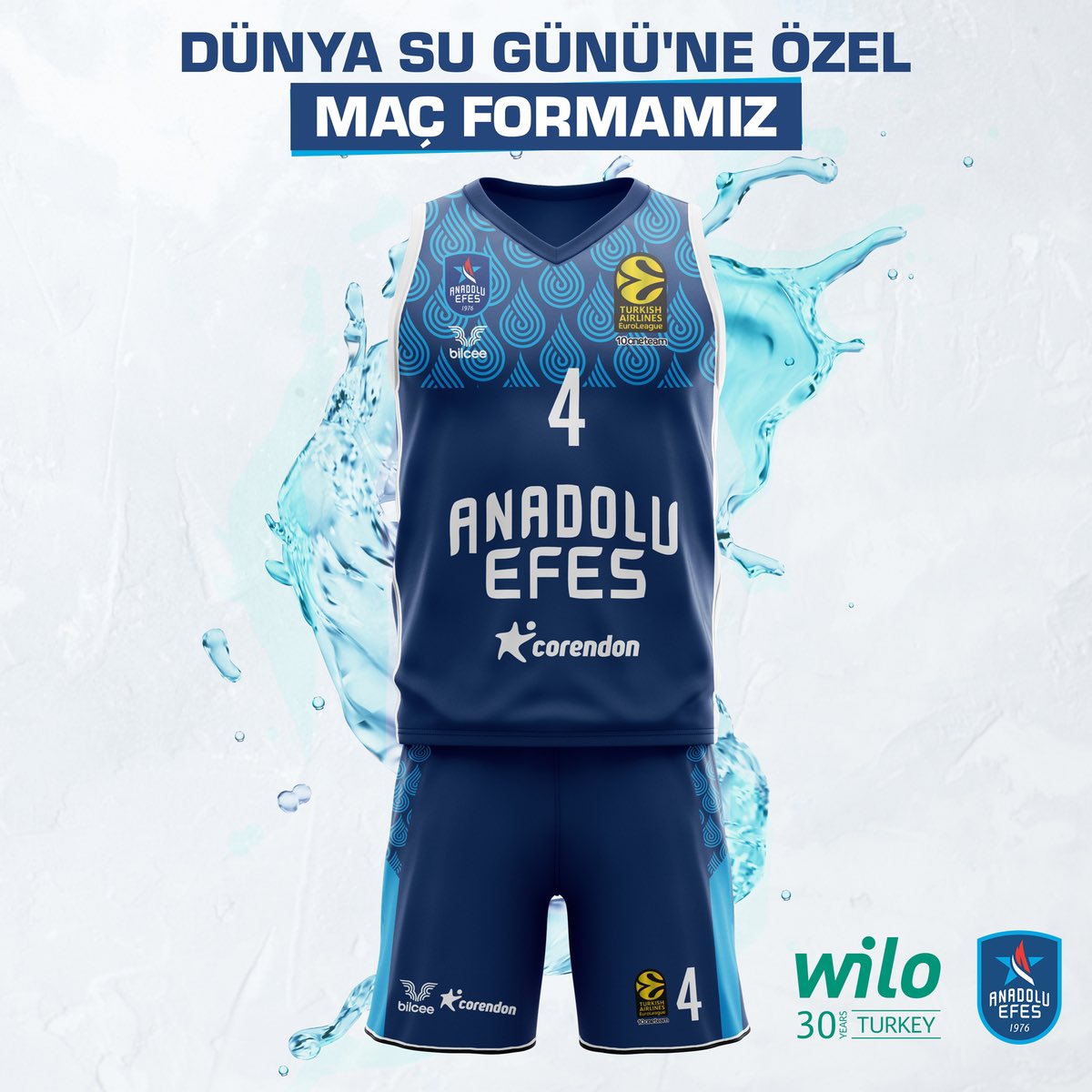 Dün akşam <a href="/AnadoluEfesSK/">Anadolu Efes SK</a>’nın Real Madrid'i 93-90 yendiği karşılaşmaya temsilcimiz, #DünyaSuGünü'ne özel olarak tasarladığımız özel forma ile çıktı.

#BenimYerimBurası