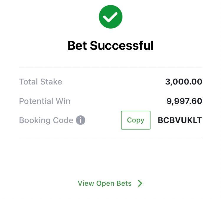 brightutd's tweet photo. 3k to 100k in 3 days on Sportybet 
Code: BCBVUKLT https://t.co/uFAjRMVZ2t