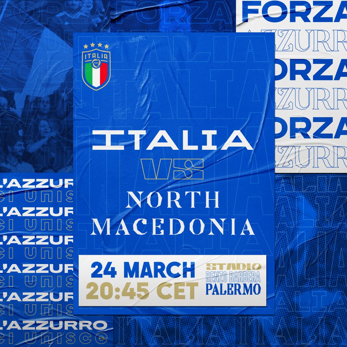 Azzurri_En's tweet photo. A big day in Sicily ⚽

#ITAMKD #Azzurri #VivoAzzurro #WCQ https://t.co/SmhTaQeQWB