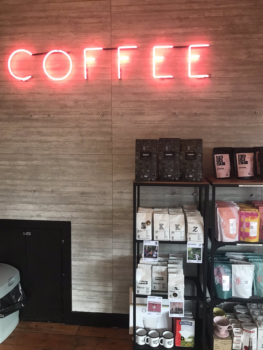 CoffeeBeanNI's tweet photo. We didn’t suffer any malfunction as #WHYBNI visited the cool, trendy Output Coffee spot on the Lisburn Road. Don’t short circuit &amp; check it out. ☕️ https://t.co/gyCCMxRveE