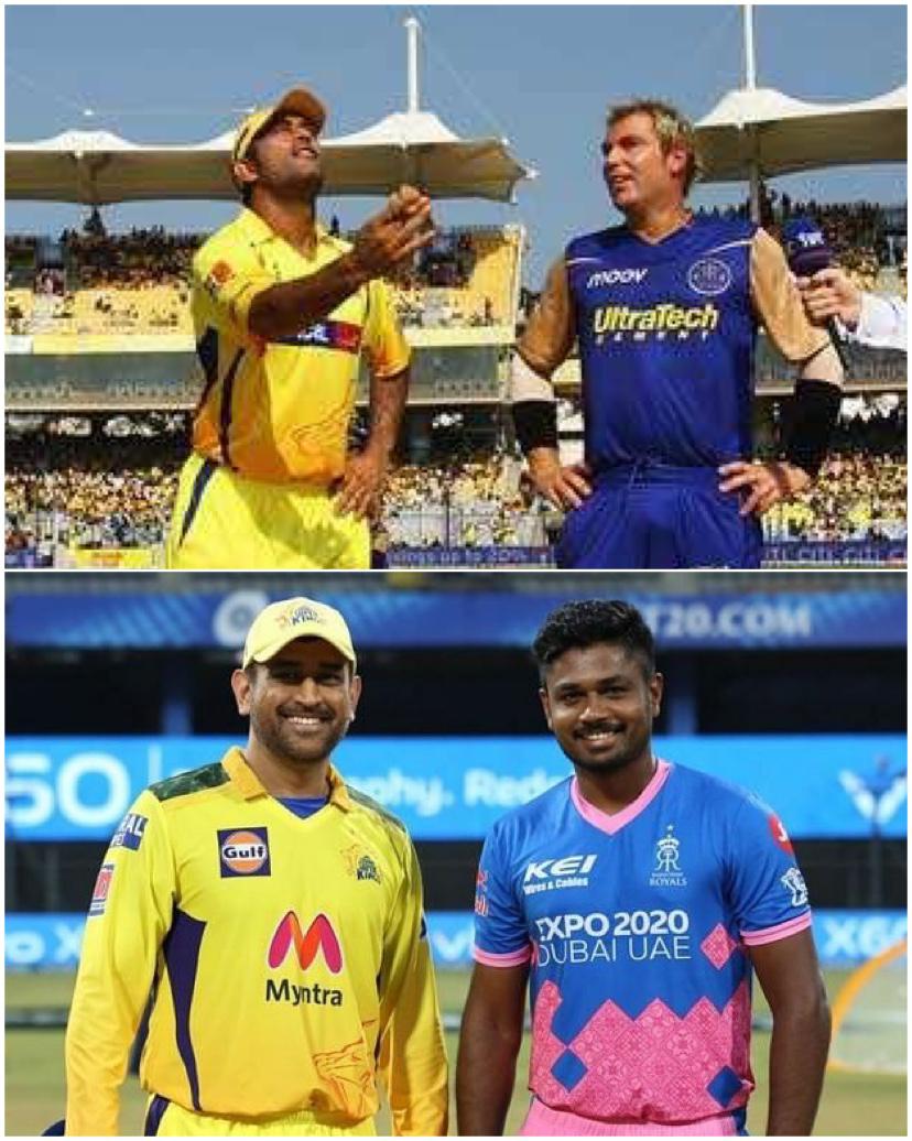 rajasthanroyals's tweet photo. It's been a pleasure, MS Dhoni (C). 💛💗 https://t.co/lNP2eMHdqf