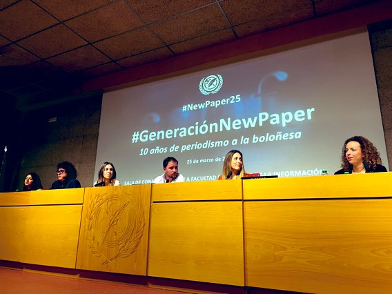 MonicaZas's tweet photo. Muy bien acompañada por profesionales que han dado unos consejazos. Y muy agradecida por haber sido invitada a este #GeneracionNewPaper 🖤 https://t.co/m0TYwnEPdO