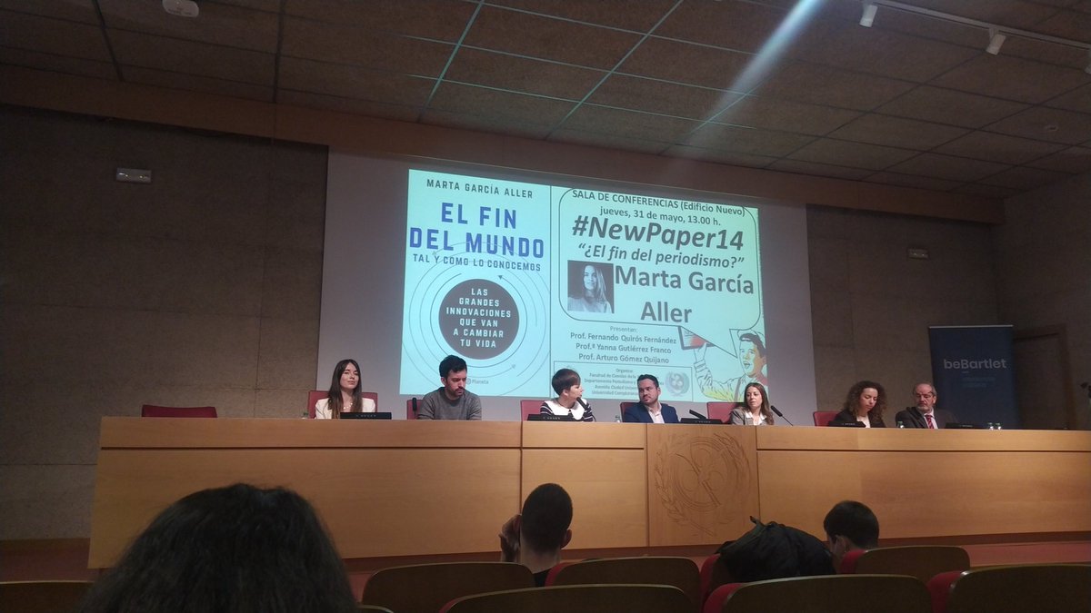 pedriodismo's tweet photo. Tienen la palabra los Gabineteros!
#NewPaper25 #GeneracionNewPaper #GabinetesUCM https://t.co/emYtMLuvcU