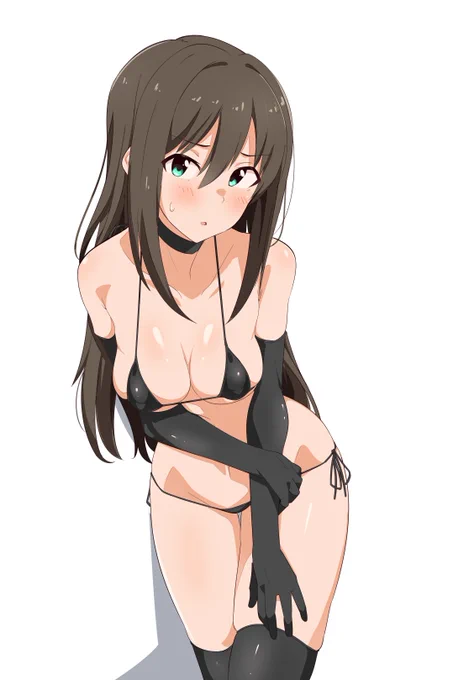 夜なべして描いた渋谷凛さんです 