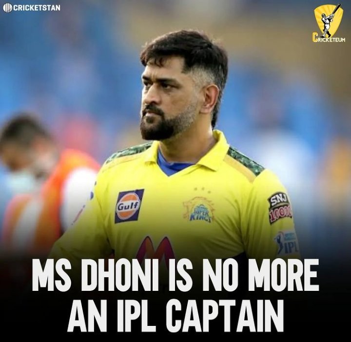 shizan__07's tweet photo. End Of An Era🥺💔
#Dhoni #CSK𓃬 #IPL2022 #ChennaiSuperKings https://t.co/YiLvum2HiL