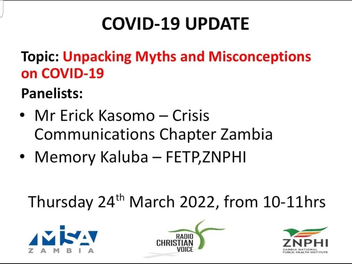 Crisis Communication Chapter Zambia tweet media