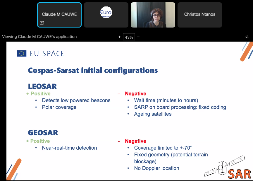 SaR_H2020's tweet photo. Here's an overview of the pros and cons of #Cospas-Sarsat configurations and #MEOSAR evolution @defis_eu @EU4Space #satcoms 🛰 https://t.co/dkY27hiXfq