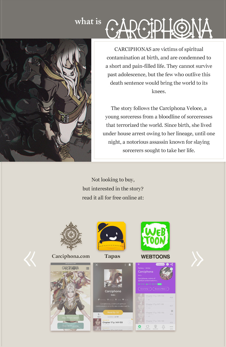 2 more weeks to get book 7 of my fantasy webcomic CARCIPHONA up on indiegogo with limited edition gold foil prints!! ✨