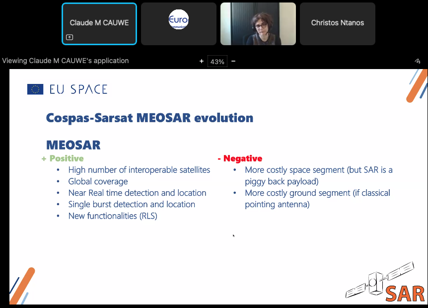 SaR_H2020's tweet photo. Here's an overview of the pros and cons of #Cospas-Sarsat configurations and #MEOSAR evolution @defis_eu @EU4Space #satcoms 🛰 https://t.co/dkY27hiXfq