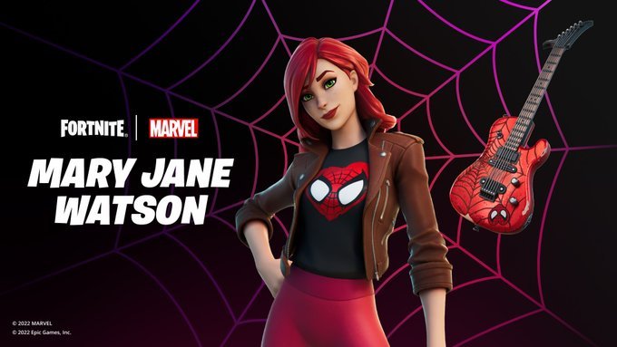 fn_geok's tweet photo. Mary Jane Watson Joins Spider-Man (and the Green Goblin…) in Fortnite
#fortnite #fortniteseason2chapter3 #fortnitecommunity #news #leaks #viral #fortnitevbucks https://t.co/ckRsrfERDt