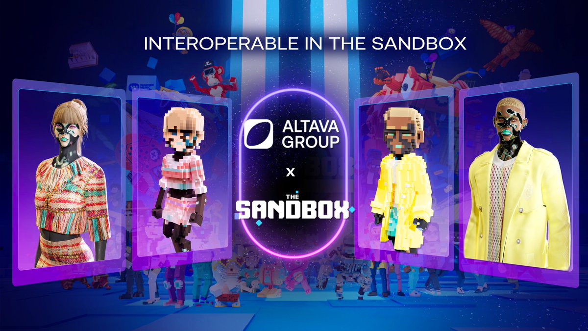 altavagroup's tweet photo. 20 Minutes Left
Why mint for ALTAVA Second Skin: Metamorphosis Public Sale today?

#Interoperability is the answer! 🗝️

Starting from the partnership with #TheSandbox we will expand interoperability for our NFT collections💫

24th March 10:00am GMT

Mint👉 https://t.co/dhRI8h4WAq https://t.co/etiCGdzRbn