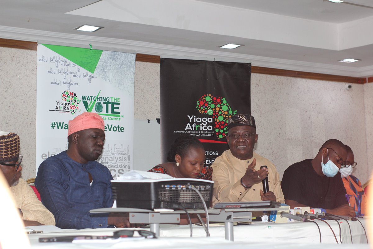 Yiaga Africa (@yiaga) on Twitter photo We recognise the critical role media play during elections and it is important that we partner to build a movement of journalists that will report Ekiti Governorship elections with utmost integrity - <a href="/NwagwuEzenwa/">Ezenwa Nwagwu</a> speaking at the ongoing media parley in Ekiti.
#WatchingTheVote We recognise the critical role media play during elections and it is important that we partner to build a movement of journalists that will report Ekiti Governorship elections with utmost integrity - <a href="/NwagwuEzenwa/">Ezenwa Nwagwu</a> speaking at the ongoing media parley in Ekiti.
#WatchingTheVote