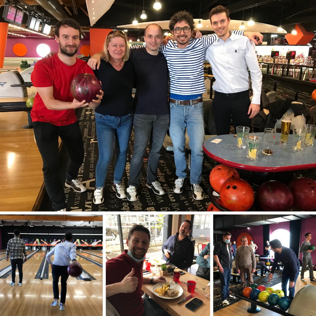 Après-midi détente et bonne humeur vendredi dernier chez Stampyt ! #stampyt #bowling #nantes