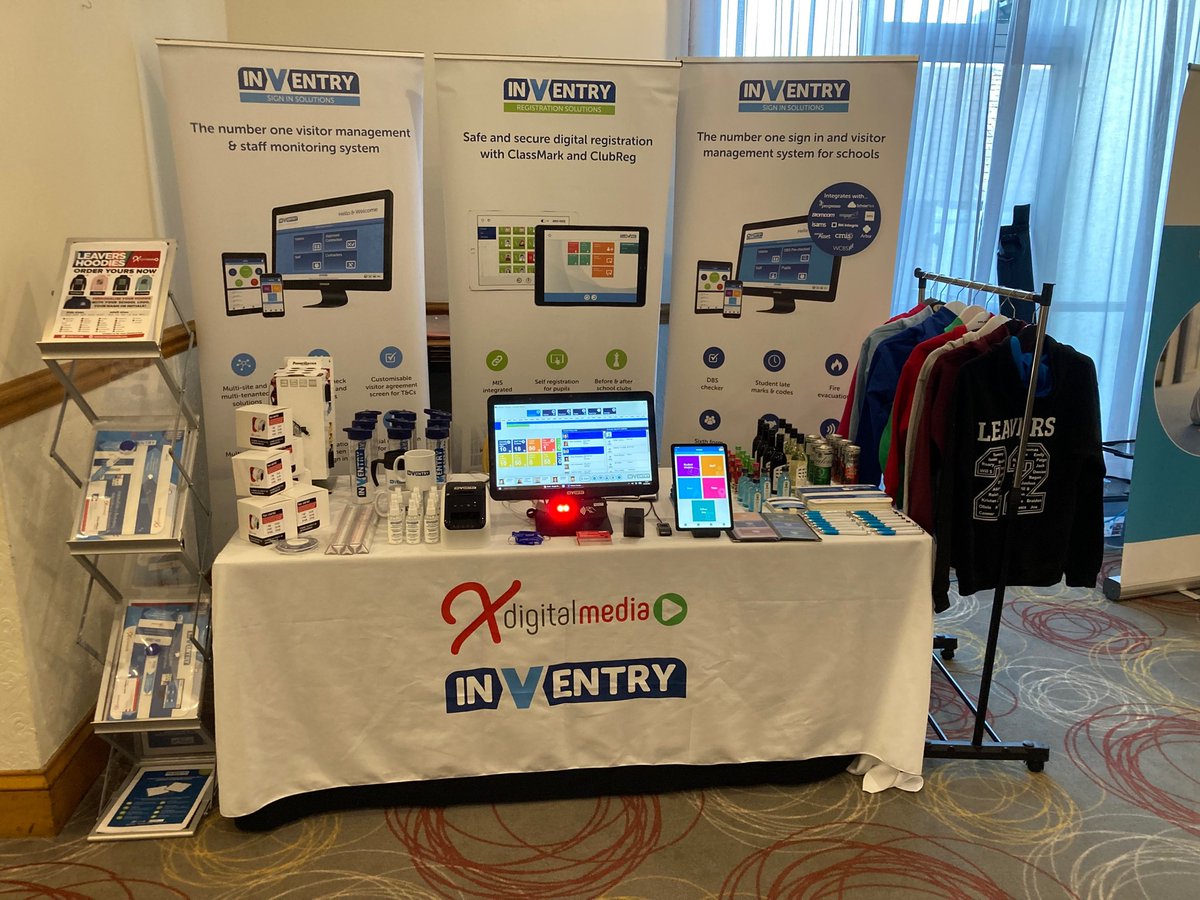 xdigitalmedia_'s tweet photo. Today and tomorrow we’re at the Oldham School Leaders Conference. Come along and see how InVentry can streamline your school. 
https://t.co/1aa46ZNxqD https://t.co/cGw9QOjwNd