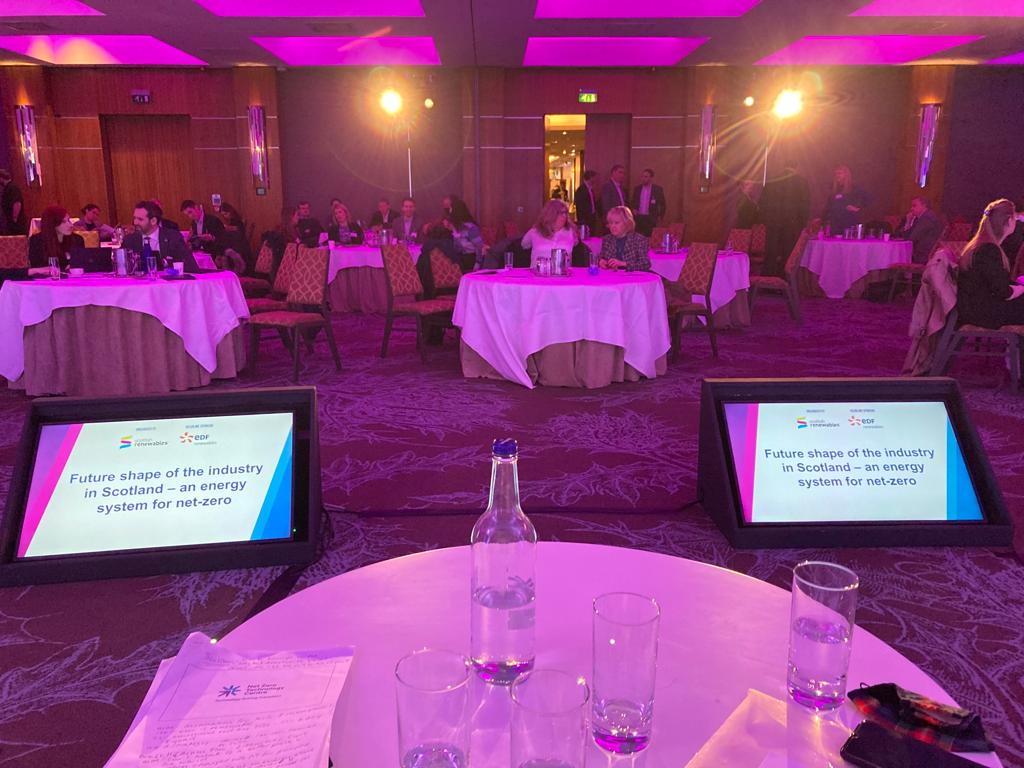 Great to be at the Scottish Renewables Net Zero conference in Edinburgh yesterday, our Communication Lead John Lang took part in a fantastic panel discussion looking at what to expect from the Scottish Government’s energy strategy.

#srnzec22 #renewables