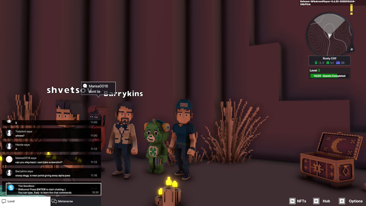 SubaruLegacy18's tweet photo. @TheSandboxGame I just participated in the daily #SandboxAlphaS2Contest for a chance to earn up to 1,000 $SAND! Starting March 18 - Find The Good Luck Bear. Check out my screenshot below!
👇 #SandboxAlphaS2 https://t.co/TCZJcKvCCR