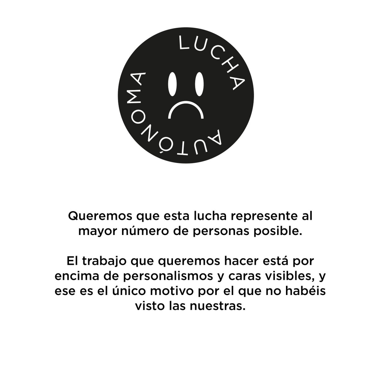 🔥¡Nos vemos esta tarde!🔥  Acuérdate de utilizar los hashtags: 

#24MLuchaAutonoma y #luchaautonoma