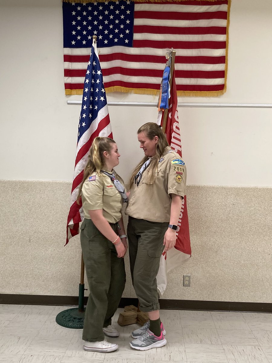 MsGabrielsen's tweet photo. Julianna passed her BOR for Eagle!!!!!
#sore high my girl.  #bsaeaglescout #strongwoman #eaglescout https://t.co/wceN5JL62Q