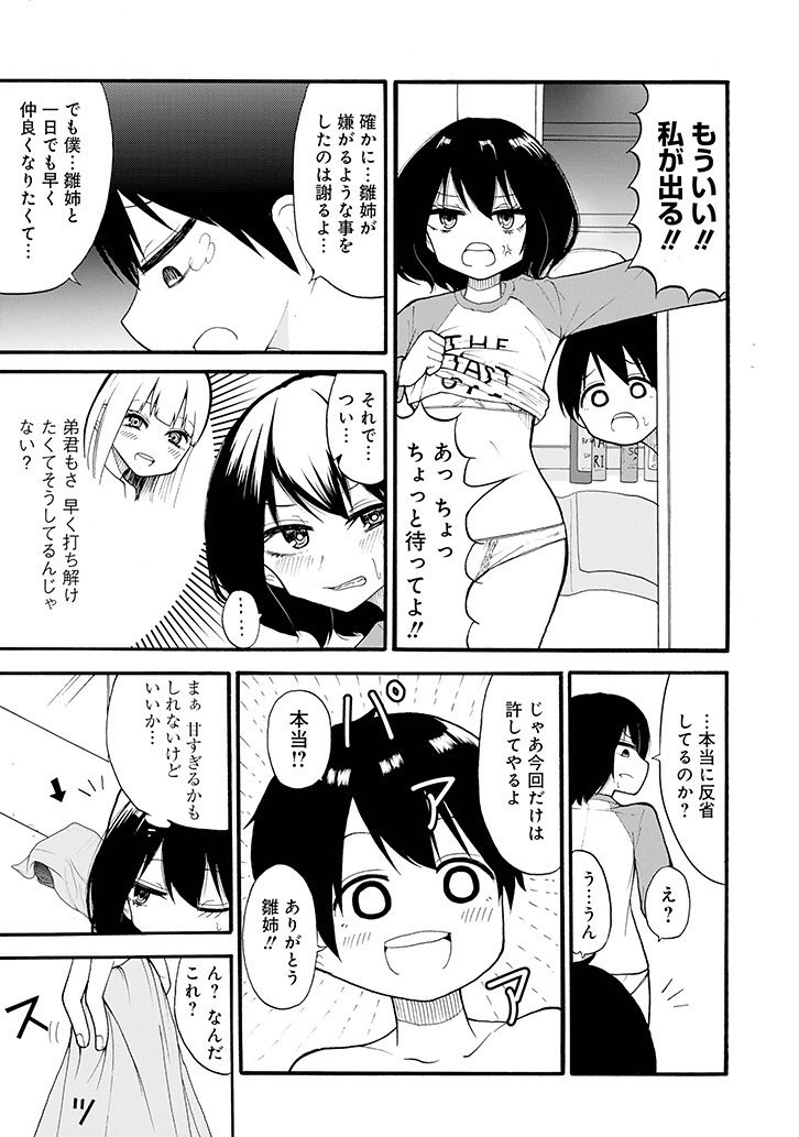 変態すぎるショタ(弟)と豊満すぎる女子高生(姉)の漫画③ 