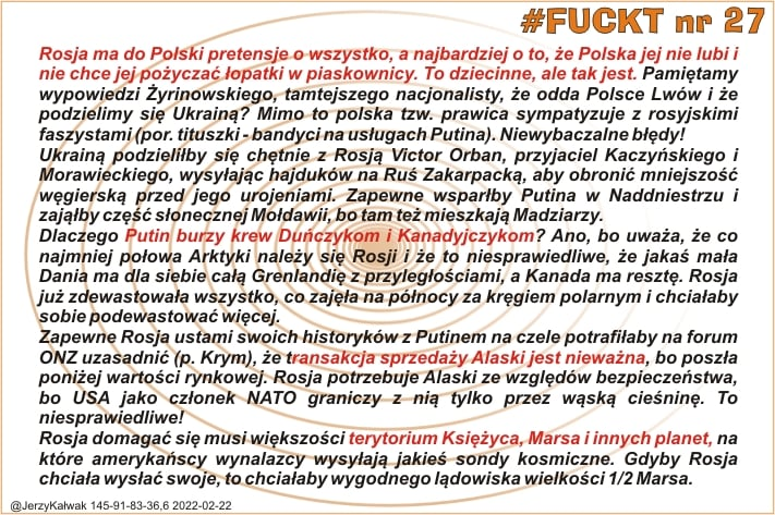 kalwak15's tweet photo. #Rosja
#Fuckt https://t.co/bLkp5ob9TW