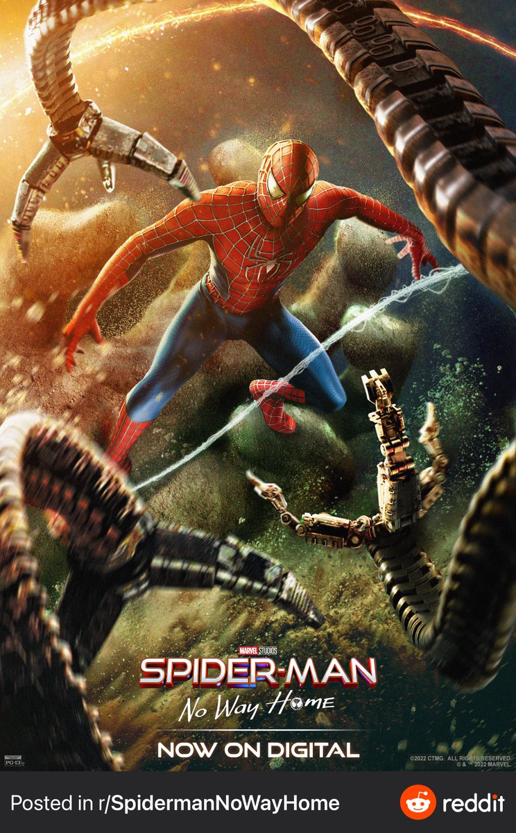 RT @EARTH_96283: A fan’s take on the recent Spide-Man No Way Home poster featuring Raimi Spider-Man https://t.co/Xgt0IqvMAC