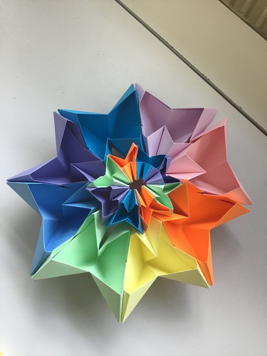 NDHSDesignDept's tweet photo. S2 Challenge task :create origami! lots of fantastic examples! @ndhsglasgow #origami https://t.co/1CIuHcQnv6