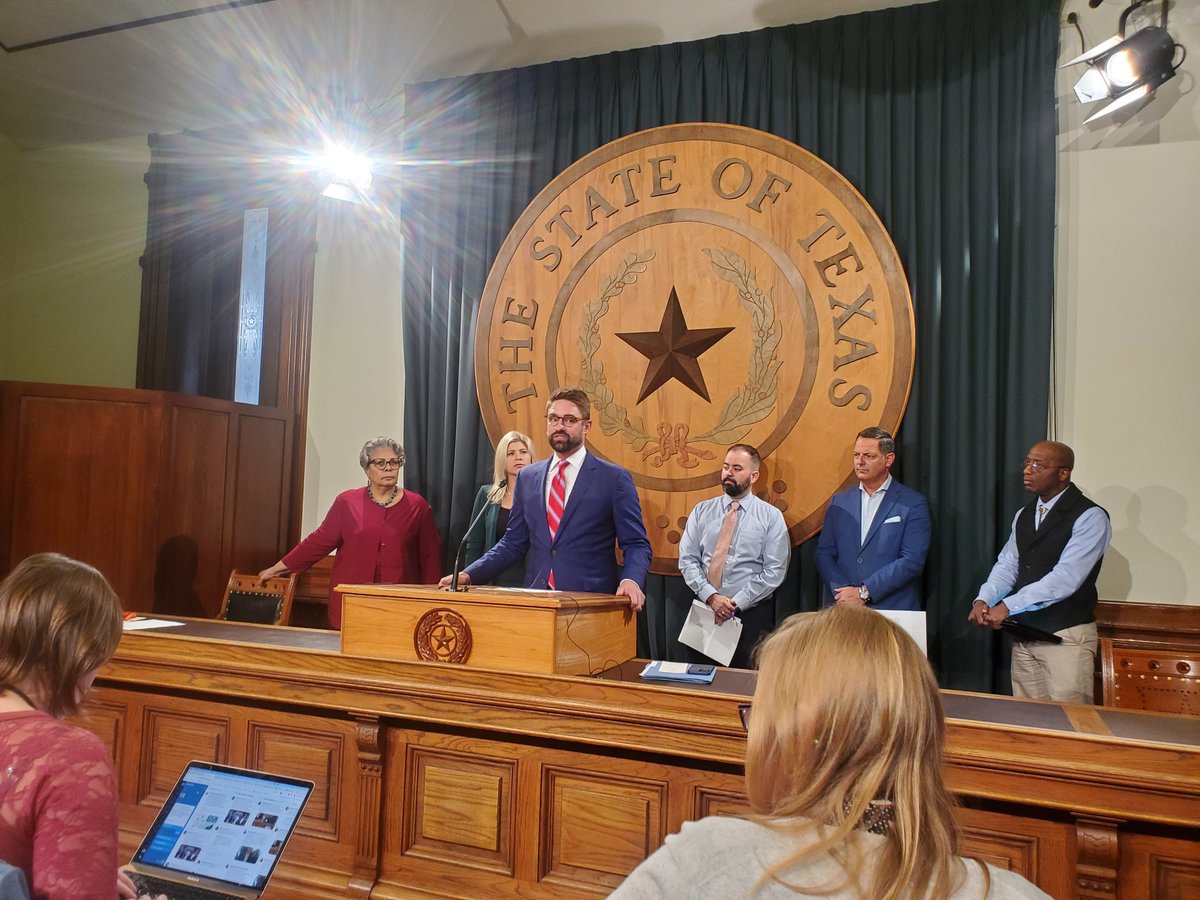 Scott Braddock (@scottbraddock) on Twitter photo Chair <a href="/leachfortexas/">Jeff Leach</a> says 81 Texas House members - Republicans and Democrats - have signed onto a letter asking the Texas Board of Pardons and Paroles to spare the life of deathrow inmate #MelissaLucio
"I have never seen a more troubling case," Leach said #txlege Chair <a href="/leachfortexas/">Jeff Leach</a> says 81 Texas House members - Republicans and Democrats - have signed onto a letter asking the Texas Board of Pardons and Paroles to spare the life of deathrow inmate #MelissaLucio
"I have never seen a more troubling case," Leach said #txlege