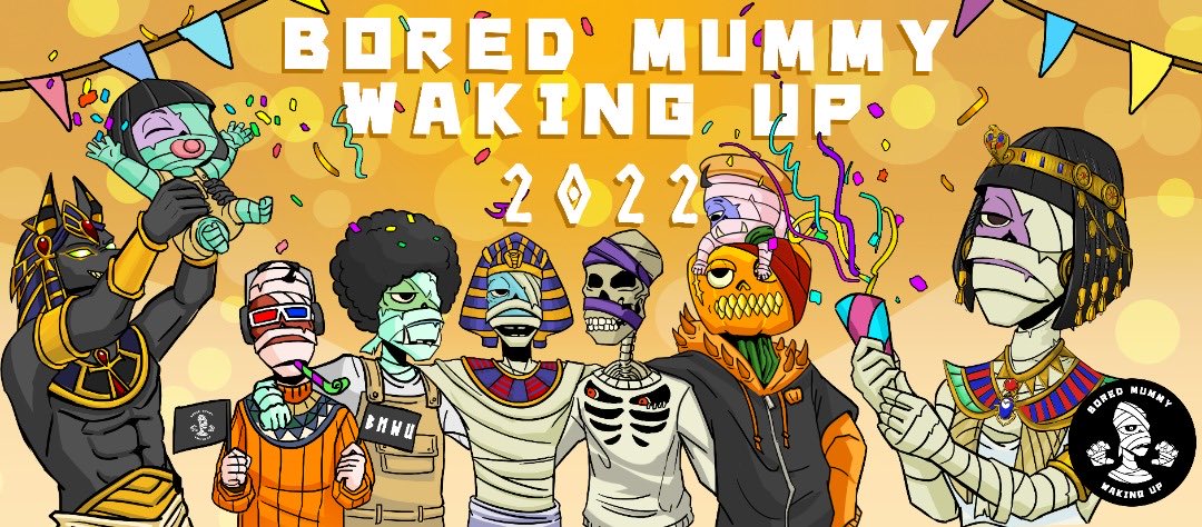 BoredMummyWU's tweet image. GM Fam☕️

Spreading love and kindness ❤️

Giveaway 1 Genesis BMWU #NFT &amp;amp; $150 in ETH to a lucky winner

To Participate:
1) Follow @BoredMummyWU 
2) Tag as many friends (more tag more tickets)
3) Like,RT &amp;amp; hashtag #BMWU 

winner announced in 36 hours! 
#GiveawayNFT #NFTCommunity