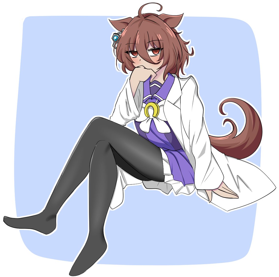 アグネスタキオン「おみ足#アグネスタキオン 」|りくきゅーのイラスト