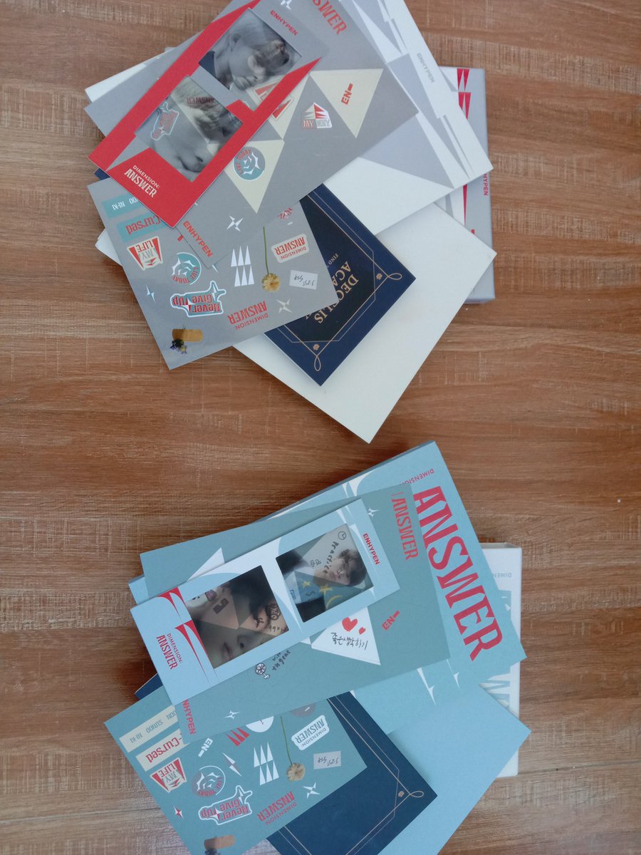 cabnsacc's tweet photo. wts lfb 

` dimension answer unsealed
` complete inclusion except pc and cd
` yet ver and no ver
` 170 each https://t.co/0h5GmFagLu