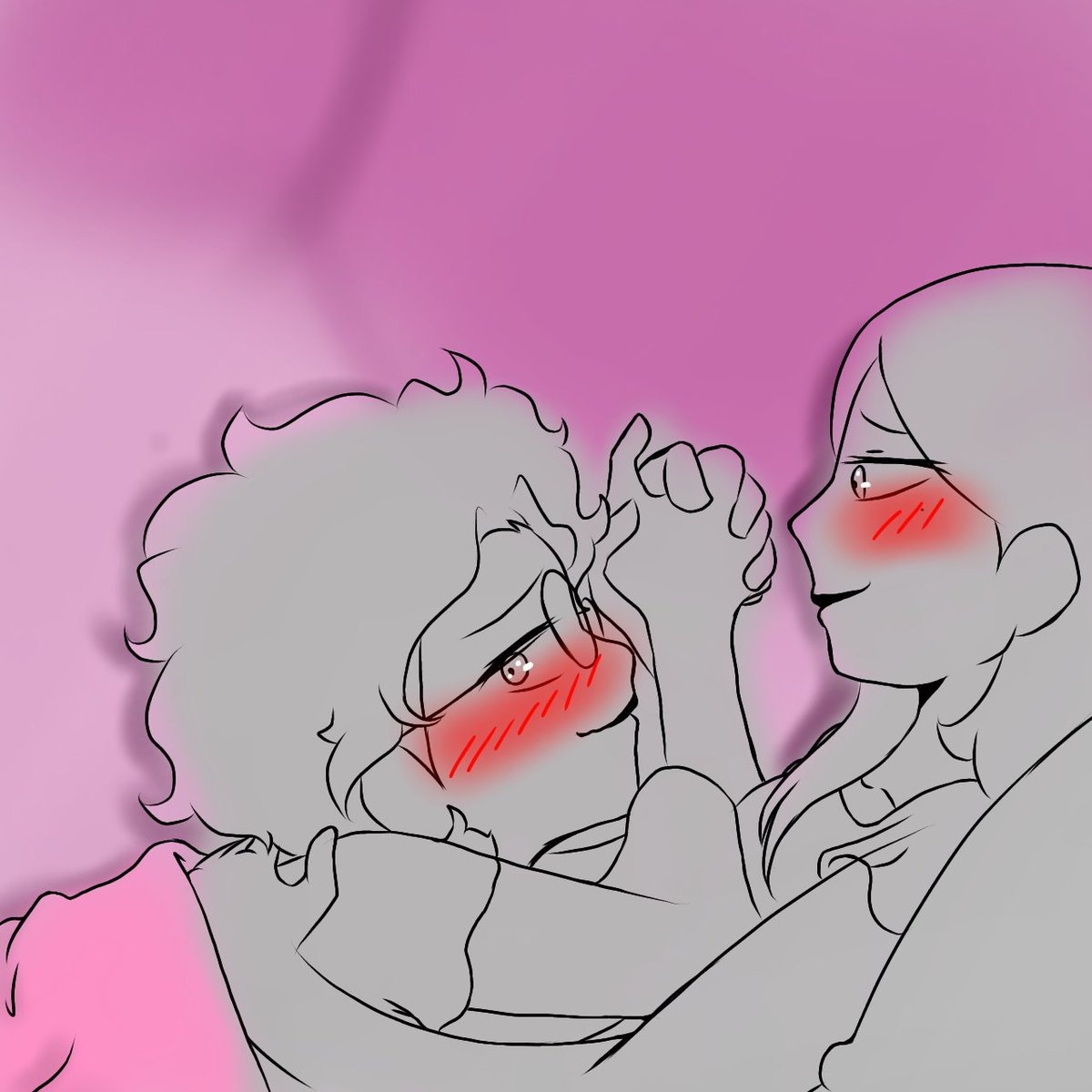 IsaMira_yy's tweet photo. #isamira 

🦋:"Why she keep look at me like that, this is embarrassing"(>//////<)
🌸:"Why she so cute"(^////^)
🦋:Isa why you look at me like that?
🌸:Why? You don't like it?
🦋:No it just...💦
🌸:"Haa...so cute"(^ ^) https://t.co/L6Jw9XkLcL