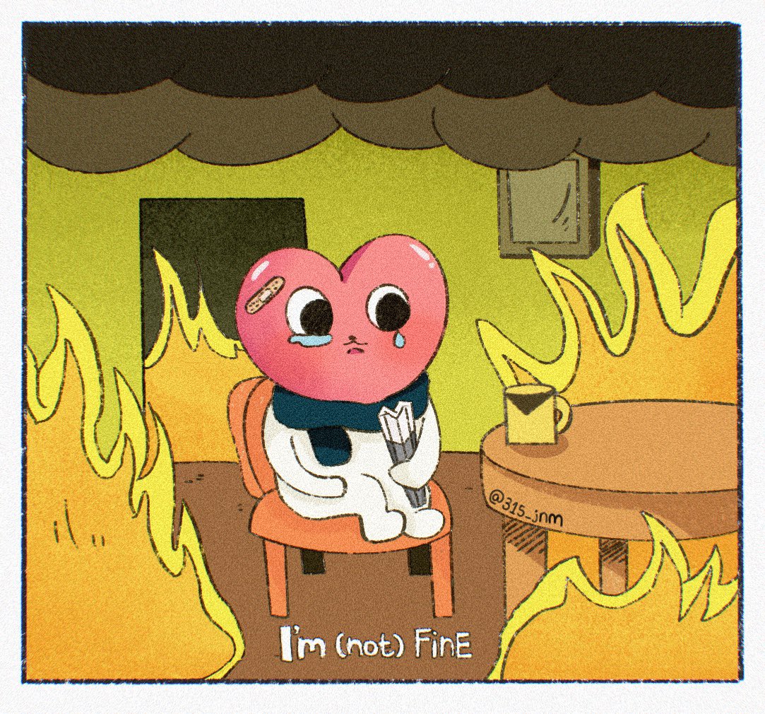 315_jnm's tweet photo. #NewProfilePic I was feeling sad again🥺🥺miss them so much everyday, so I drew myself and this emotional state into a meme 

My mood since 28/2 💔
#nuest. #foreverlove #ImissMyOt5 #러브 #LOVEW https://t.co/pIzCIjLx5N