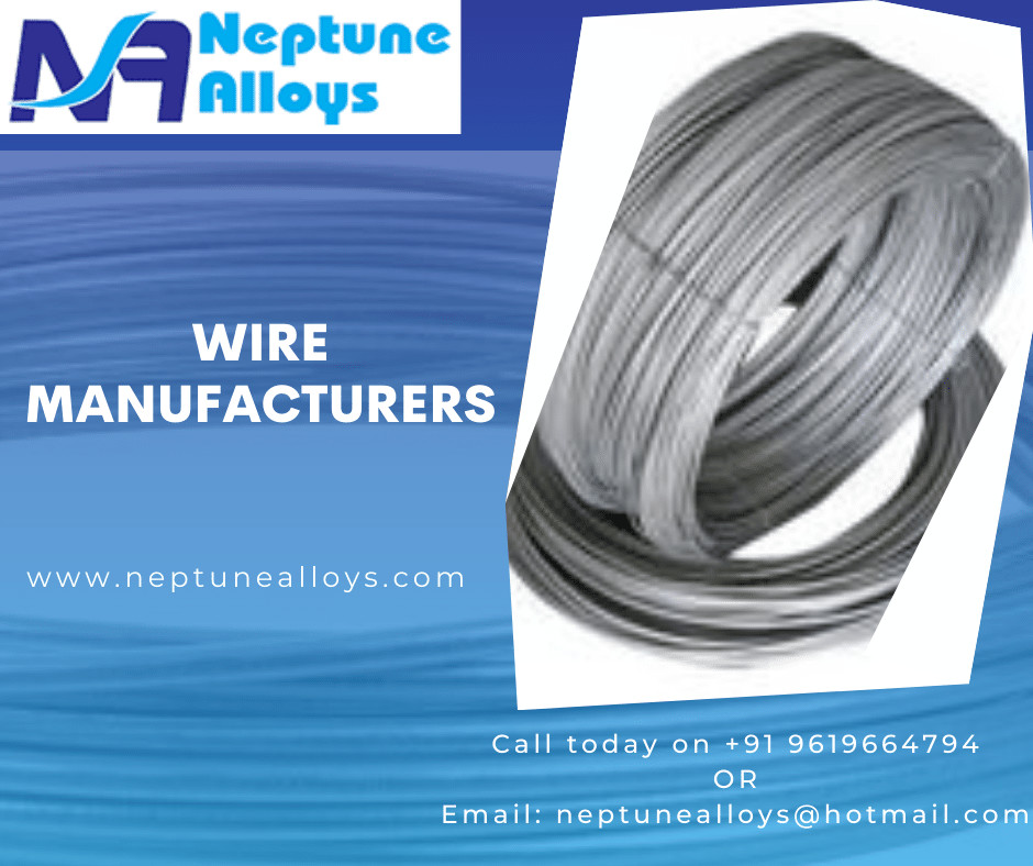 NeptuneAlloys's tweet image. Wire Supplier, Dealer and Stockist in India
Neptune Alloys is Wire Supplier in Mumbai, India. 

Phone : +91-9619664794

Email : info@neptunealloys.com

Source : neptunealloys.com/wire.php
#wire #wires #wiresupplier #wiredealer