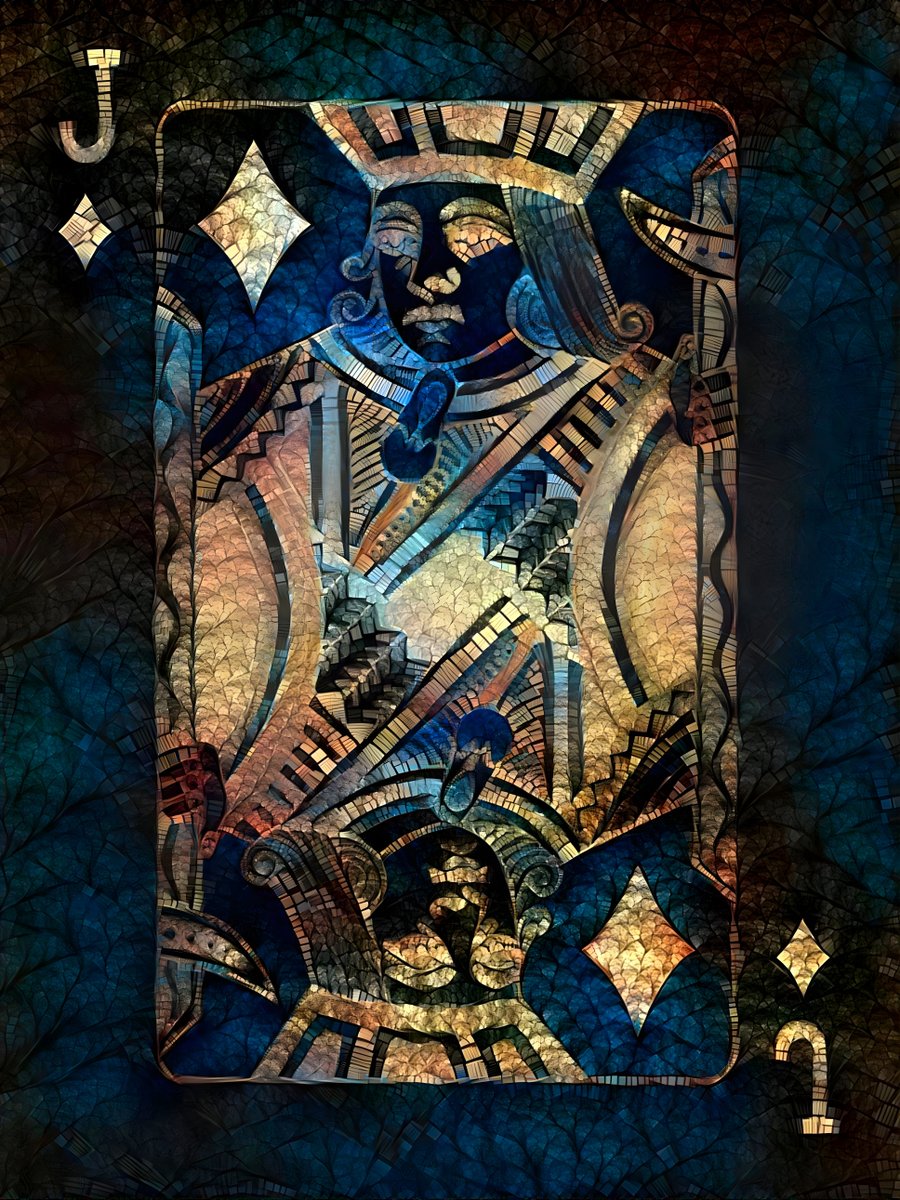 The Jack of diamonds is a sign of good luck. The Fortune will smile gently and generously upon You.

#NFTGiveaways #NFTCommunity #NFT #nfts 
opensea.io/assets/matic/0…