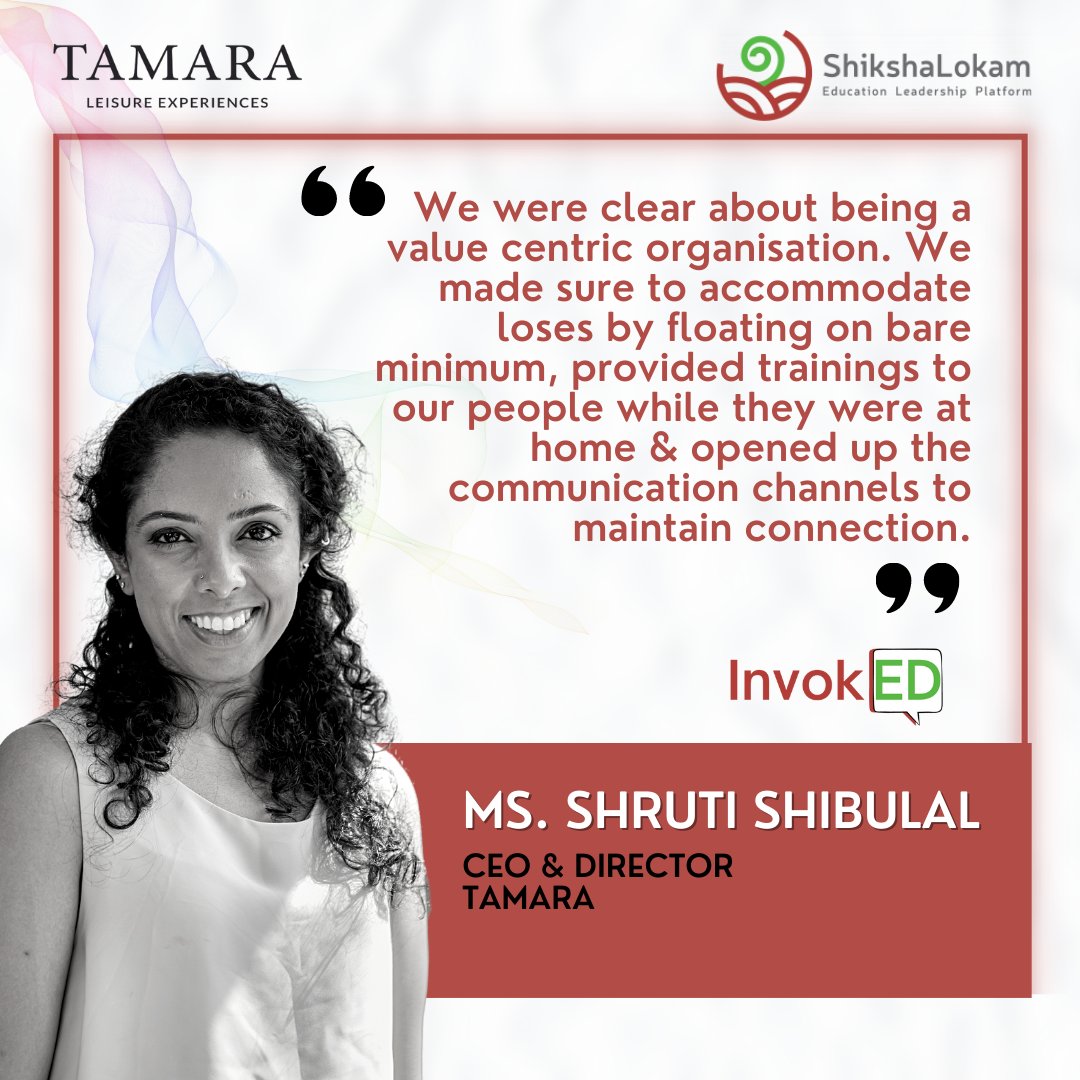 It's a #leader who alone decides and is #responsible for where the sailing would #lead. Great take on the crucial role of the #leadership.
Catch #ShrutiShibulal and <a href="/talwarsundeep/">Sundeep Talwar</a> - <a href="/AkshayaPatra/">Akshaya Patra</a> at #InvokED2022.

Join : bit.ly/3IHLgzm