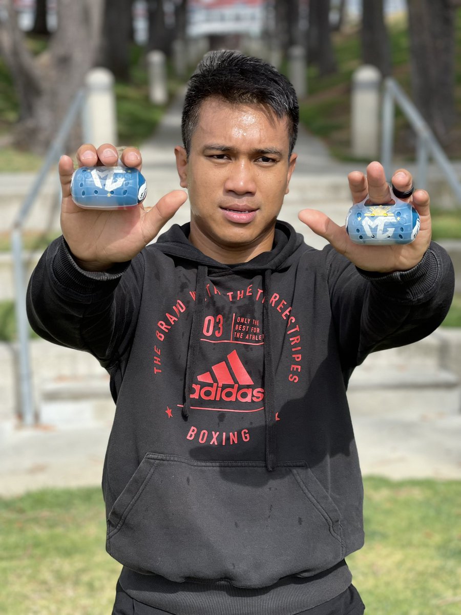 TheRealMGesta's tweet photo. My customized @eggweights!! Always by my side when training to build endurance, power, and speed!!
📷: @NeilMacasadia
#Eggweights #AdidasBoxing #Boxing
@cs_adidas @adidas https://t.co/zbigIHnAh9