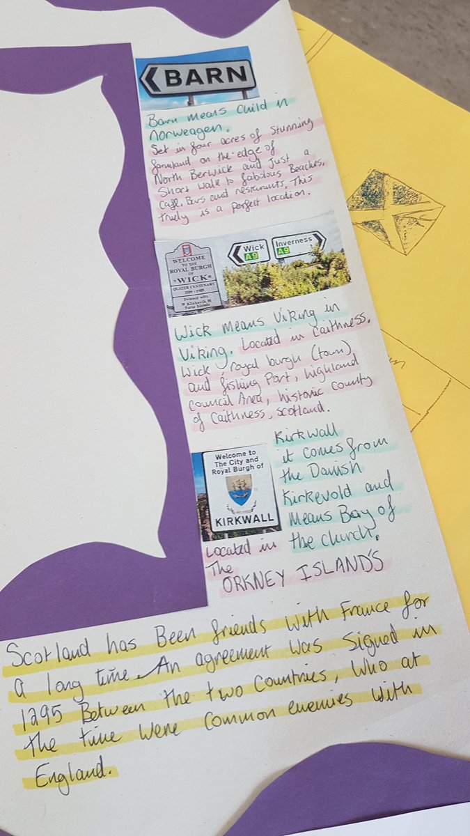 JamieFairbairn1's tweet photo. Assessing ootcomes fae a wheen o beautiful wirk on historie an development o Scots. S3 class.  #SQAScotslanguageaward #OUScotsCPD @EducationScot #lairnscots https://t.co/2FpoP1UDSv