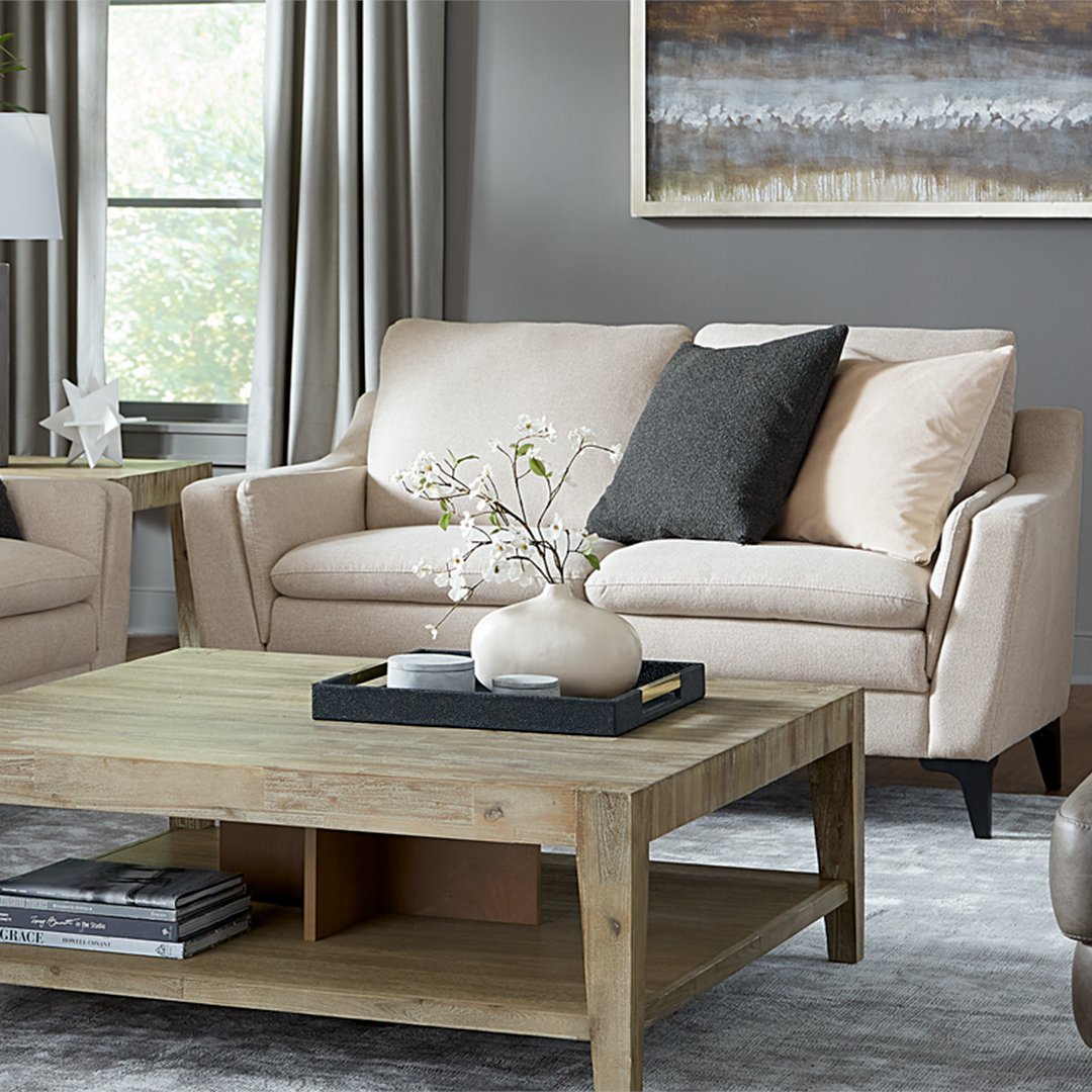 A space-saving design for smaller living areas. 
 
A love seat takes up very little room in your home while providing enough space for you, and two additional guests to sit comfortably. 

Discover the Balmoral: bit.ly/3tPJ8Qt