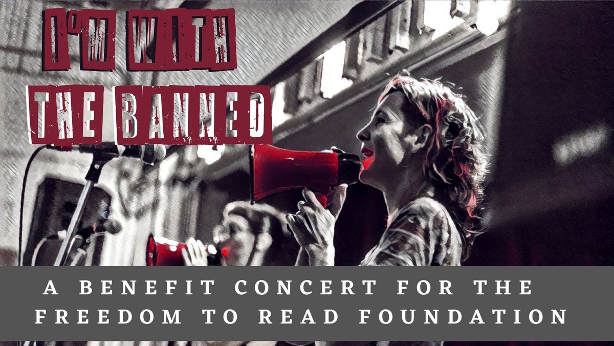 FTRF's tweet photo. I'm with the Banned!! Join us for this benefit concert for #FTRF at #PLA2022. Friday 3/25 at 8:30pm. #FreePeopleReadFreely #Freadom #IntellectualFreedom @TheNotedBand Get your 🎟️ https://t.co/011EeGAJ17 https://t.co/b2erBKnIQZ