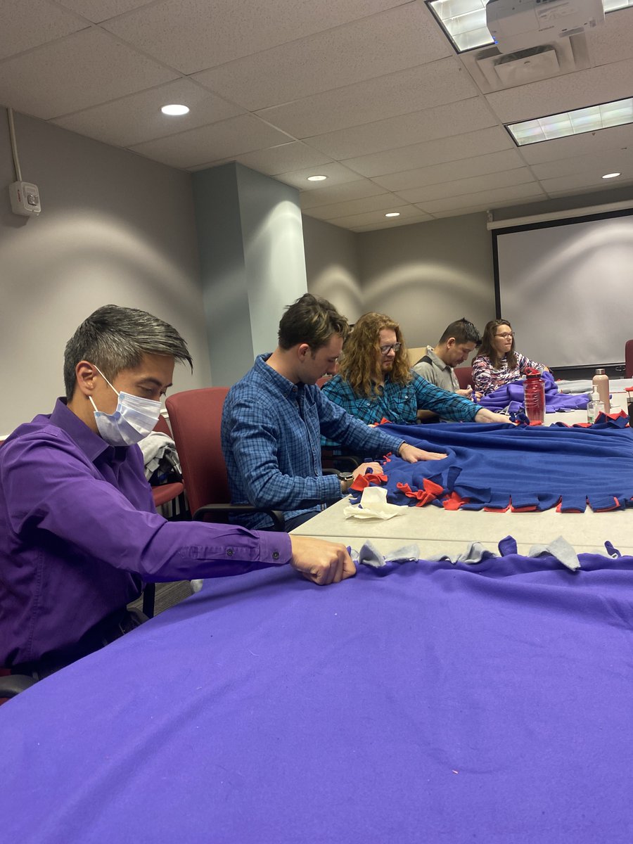 ASCareersuccess's tweet photo. Yesterday, our team took some time to make blankets for our local children's hospital. This was a helpful team building exercise that let us connect with our peers, managers, and teammates that are all working towards the same goal.
#ASCCareerSuccess https://t.co/mc91rCMl5C