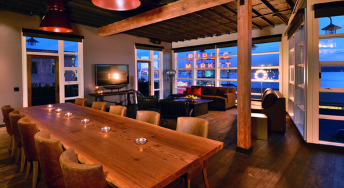 innatthemarket's tweet photo. Our luxurious Beecher's Loft includes a spacious sitting room and private balcony, making it the perfect venue for a special event! #hotelpromos https://t.co/tmOIDVroZJ https://t.co/eS2o7yPsJy