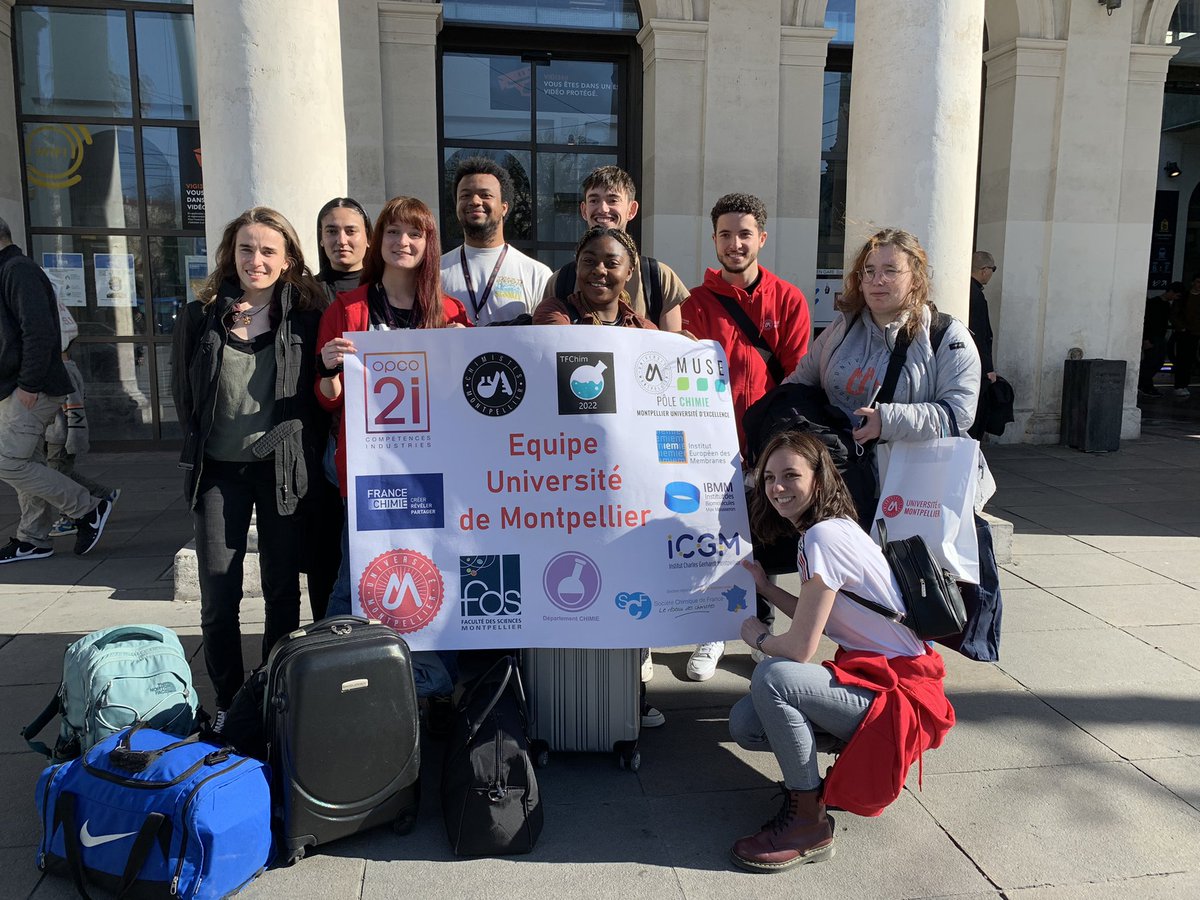 Jean-Yves WINUM (@jeanyveswinum) on Twitter photo Fier de notre équipe ! En route pour Paris pour le <a href="/TfChim/">Tournoi Français de Chimistes</a> <a href="/umontpellier/">Université de Montpellier</a> <a href="/FacsciencesUM/">Fac des Sciences UM</a> <a href="/chimiebalard/">Pôle Chimie</a> @IsiteMUSE <a href="/SClementICGM/">Sébastien CLEMENT</a> <a href="/FilholJs/">JS Filhol</a> @reseauSCF <a href="/scf_om/">SCF-OM</a> <a href="/FranceChimie/">France Chimie</a> Fier de notre équipe ! En route pour Paris pour le <a href="/TfChim/">Tournoi Français de Chimistes</a> <a href="/umontpellier/">Université de Montpellier</a> <a href="/FacsciencesUM/">Fac des Sciences UM</a> <a href="/chimiebalard/">Pôle Chimie</a> @IsiteMUSE <a href="/SClementICGM/">Sébastien CLEMENT</a> <a href="/FilholJs/">JS Filhol</a> @reseauSCF <a href="/scf_om/">SCF-OM</a> <a href="/FranceChimie/">France Chimie</a>