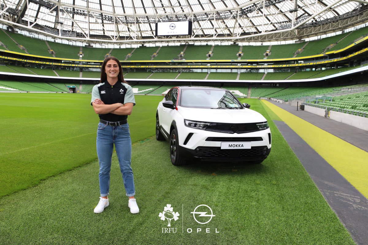 Massive congratulations to Amee-Leigh Murphy Crowe who lines out on the wing this Saturday in Ireland's clash against Wales. Drive On! #BA #TeamOpel @irishrugby