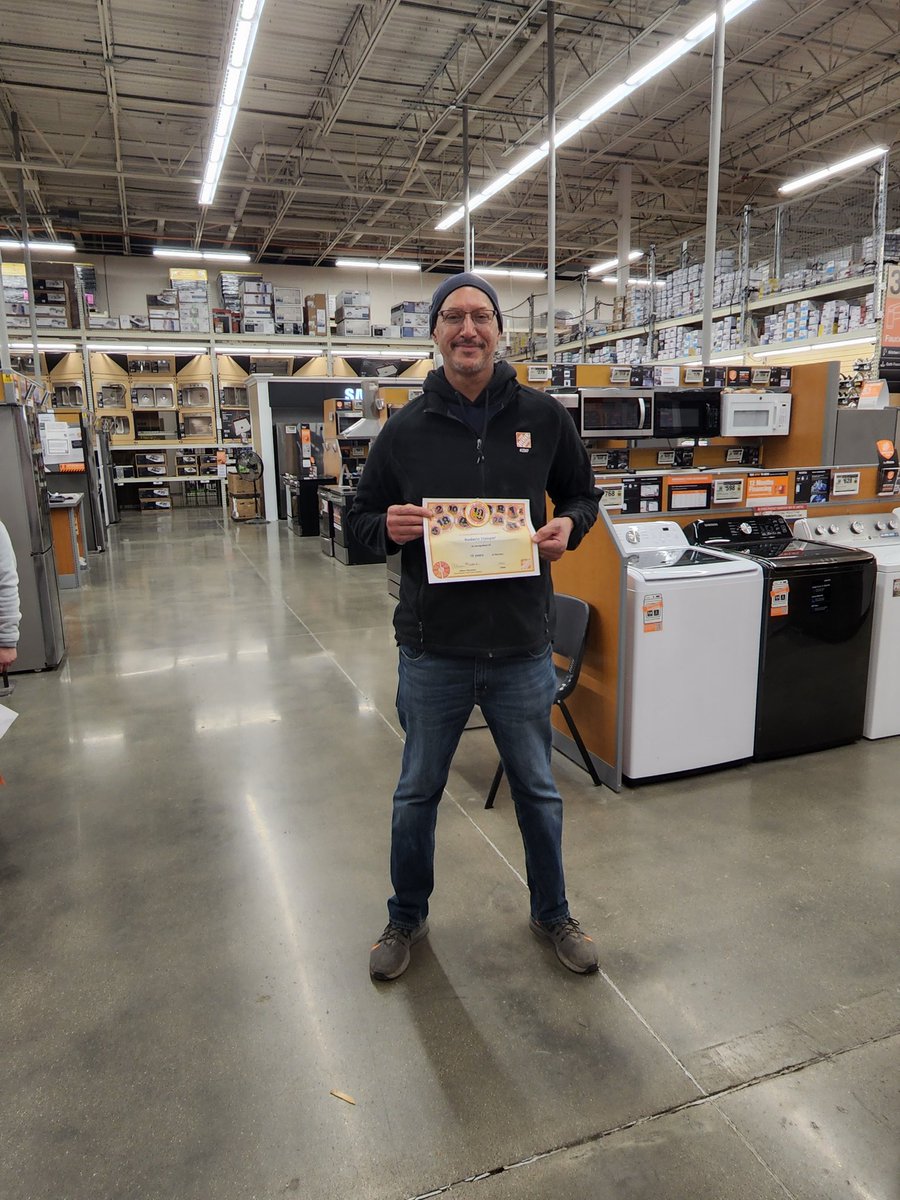 Happy 10 year Anniversary to Rod in Tool Rental. Thank you for your dedication to The Home Depot 2307